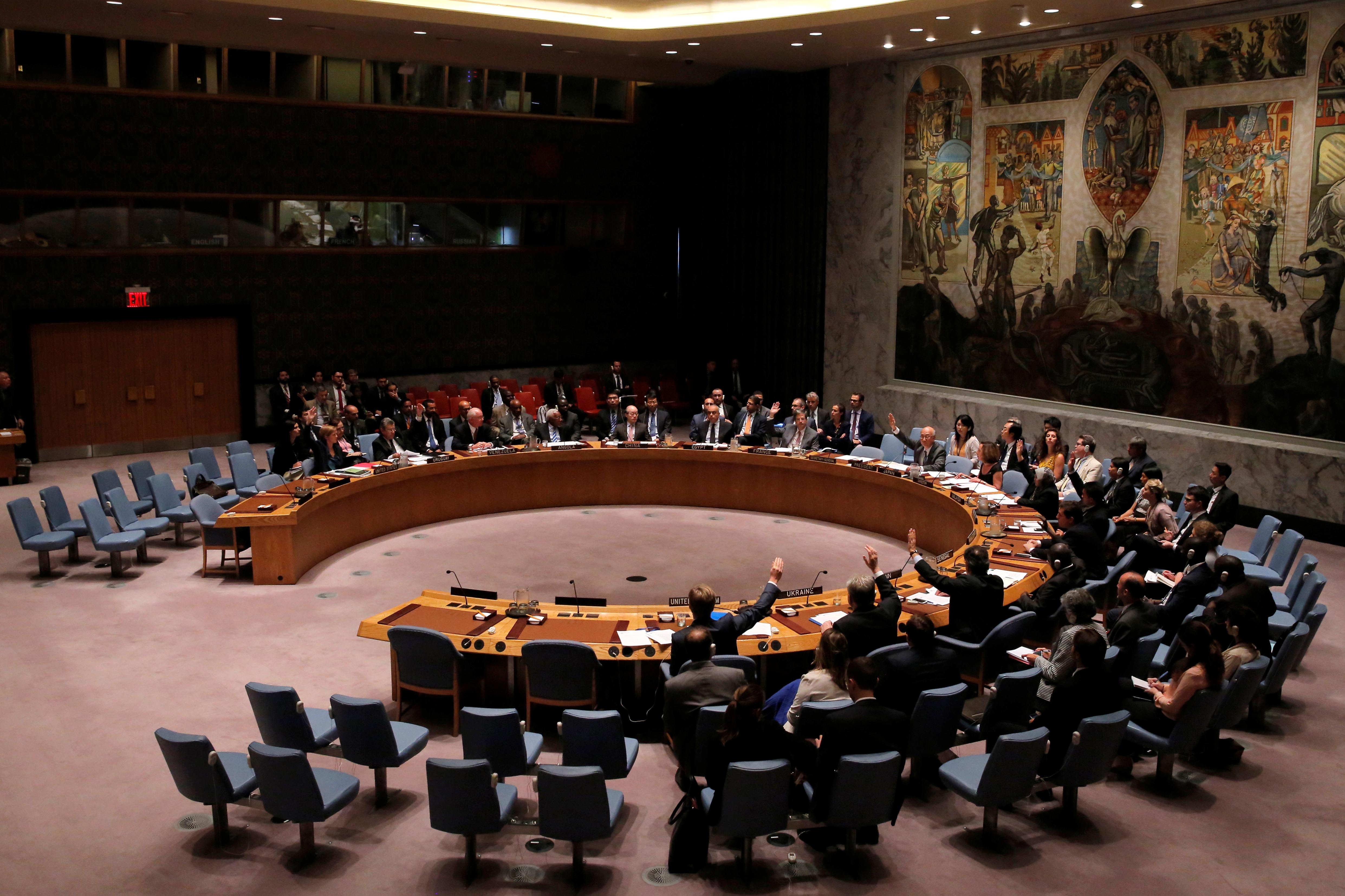 File photo showing a meeting of the United Nations Security Council.