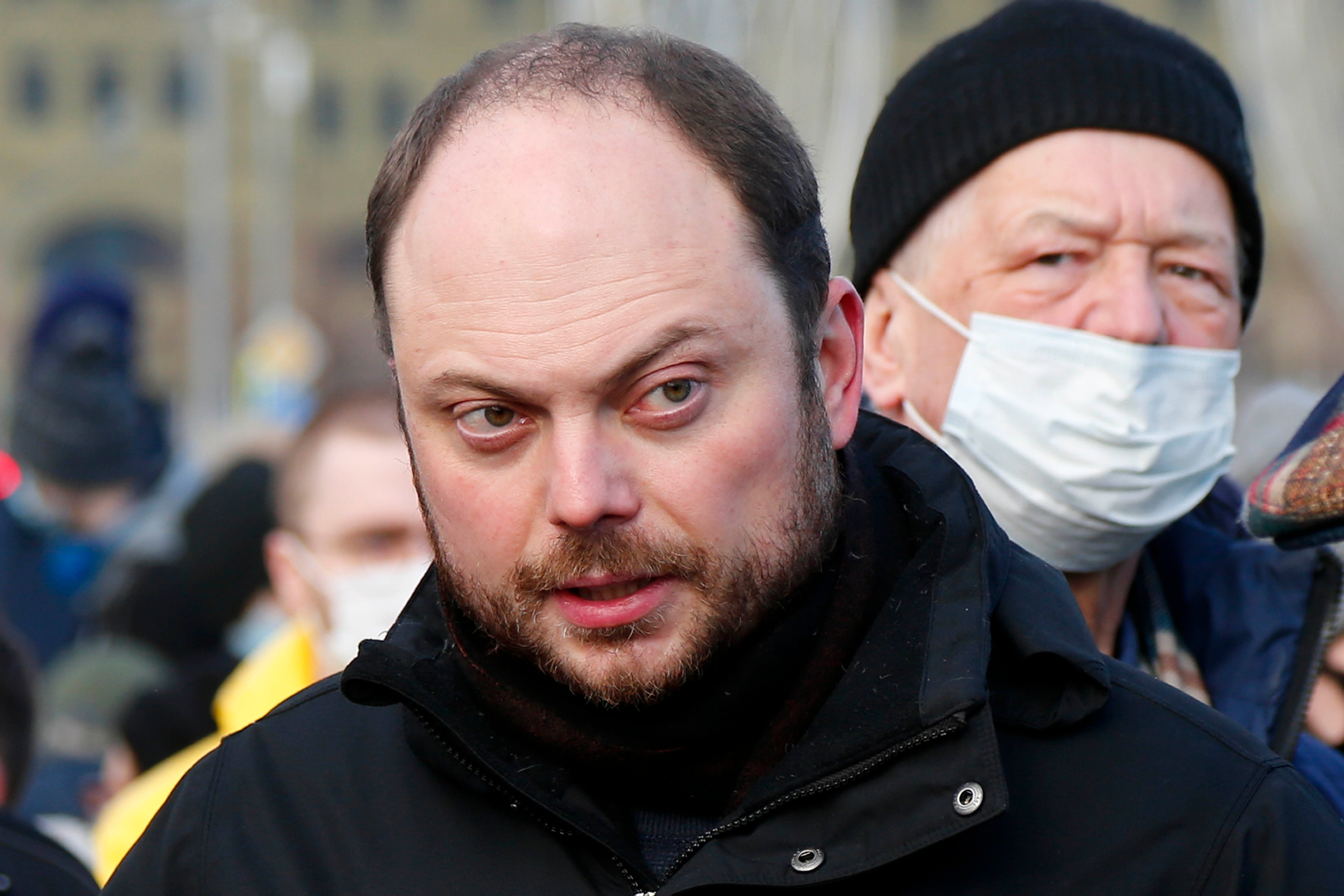 L’activiste russe Vladimir Kara-Murza, opposant politique de renom, photographié à Moscou en 2021. 