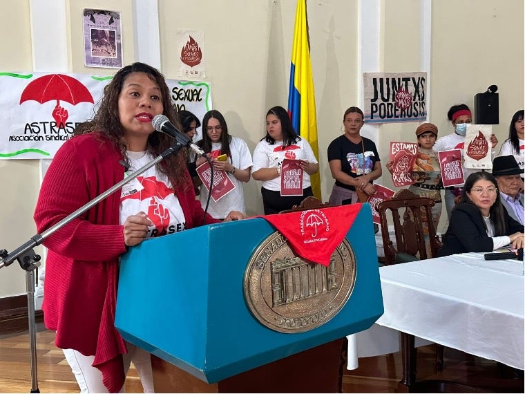 Carolina Calle, executive director of Calle Siete, Colombia. 