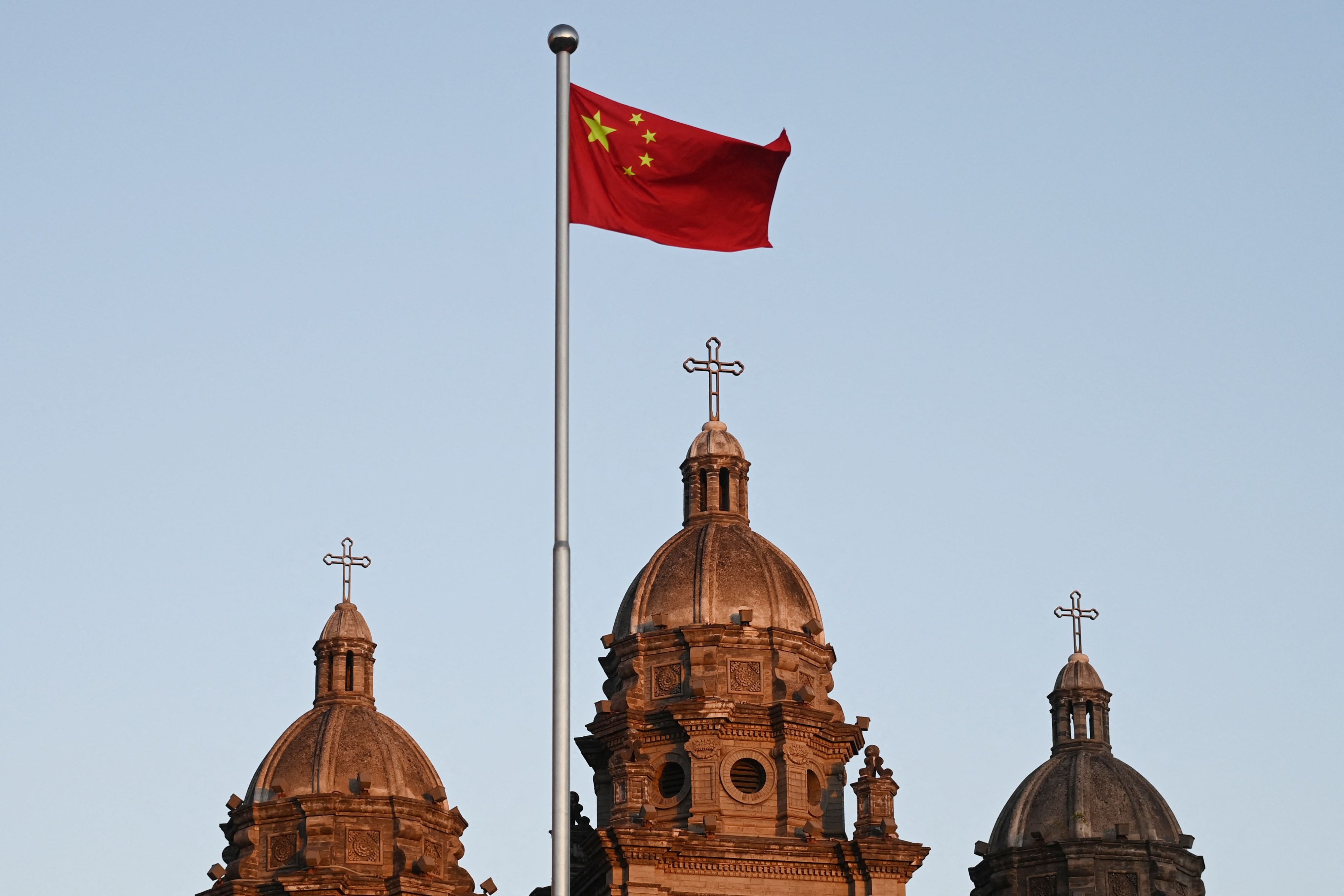 St. Joseph's Church, also known as Wangfujing Catholic Church, in Beijing, China, October 22, 2020. 