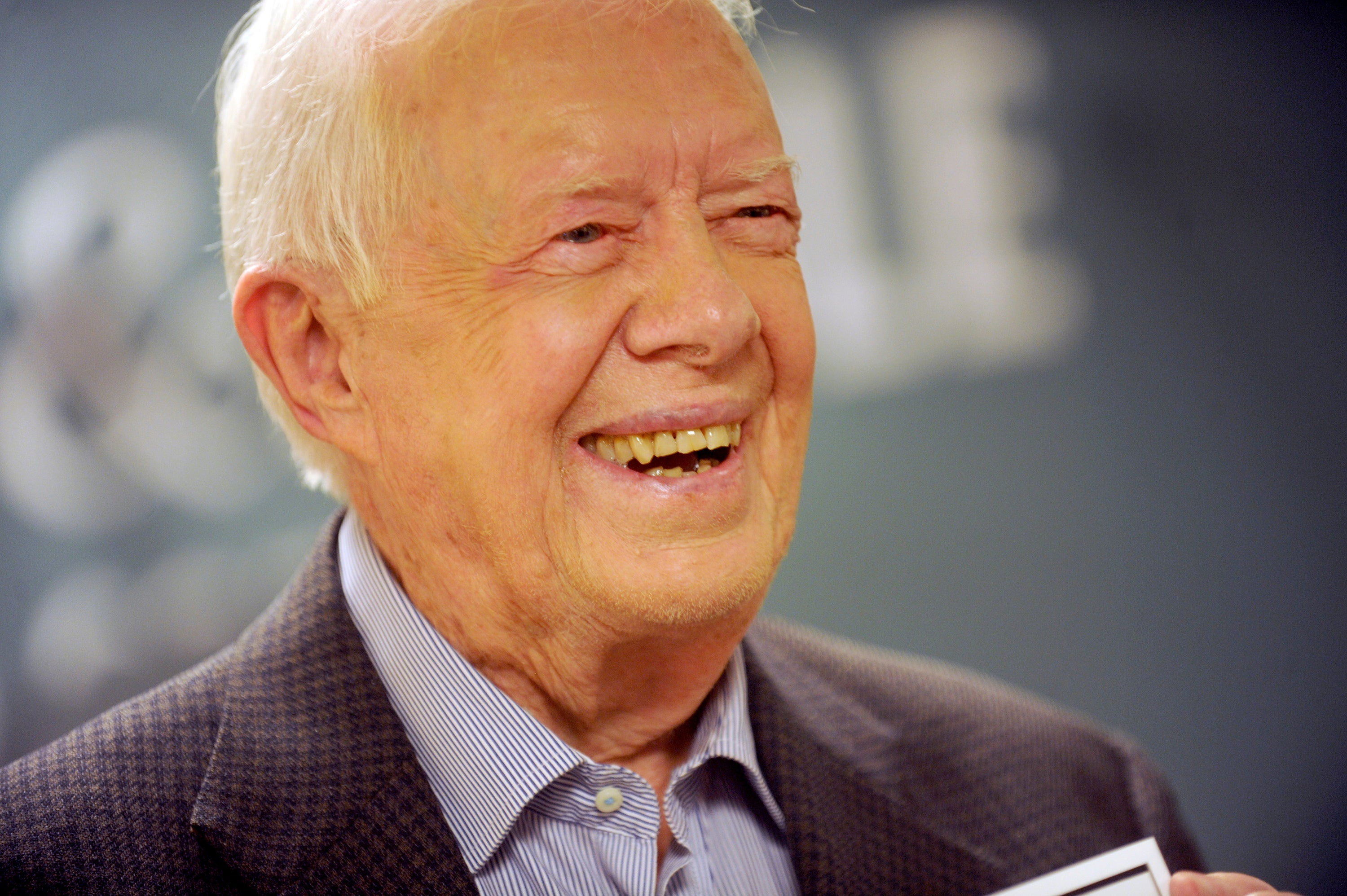 L'ancien président des États-Unis Jimmy Carter photographié à New York, le 7 juillet 2015.