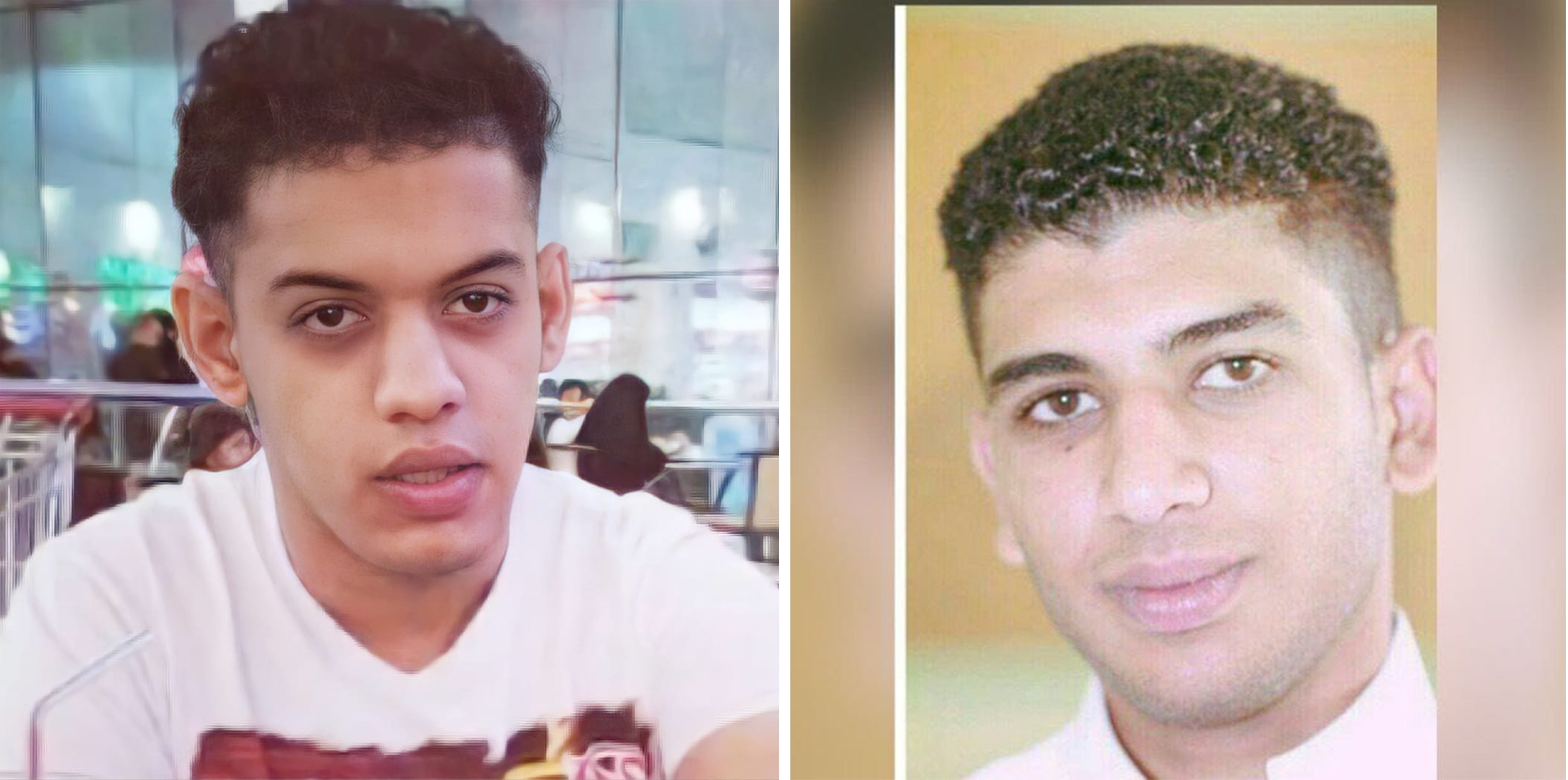 Jalal al-Labbad (L) and Abdullah al-Derazi. 