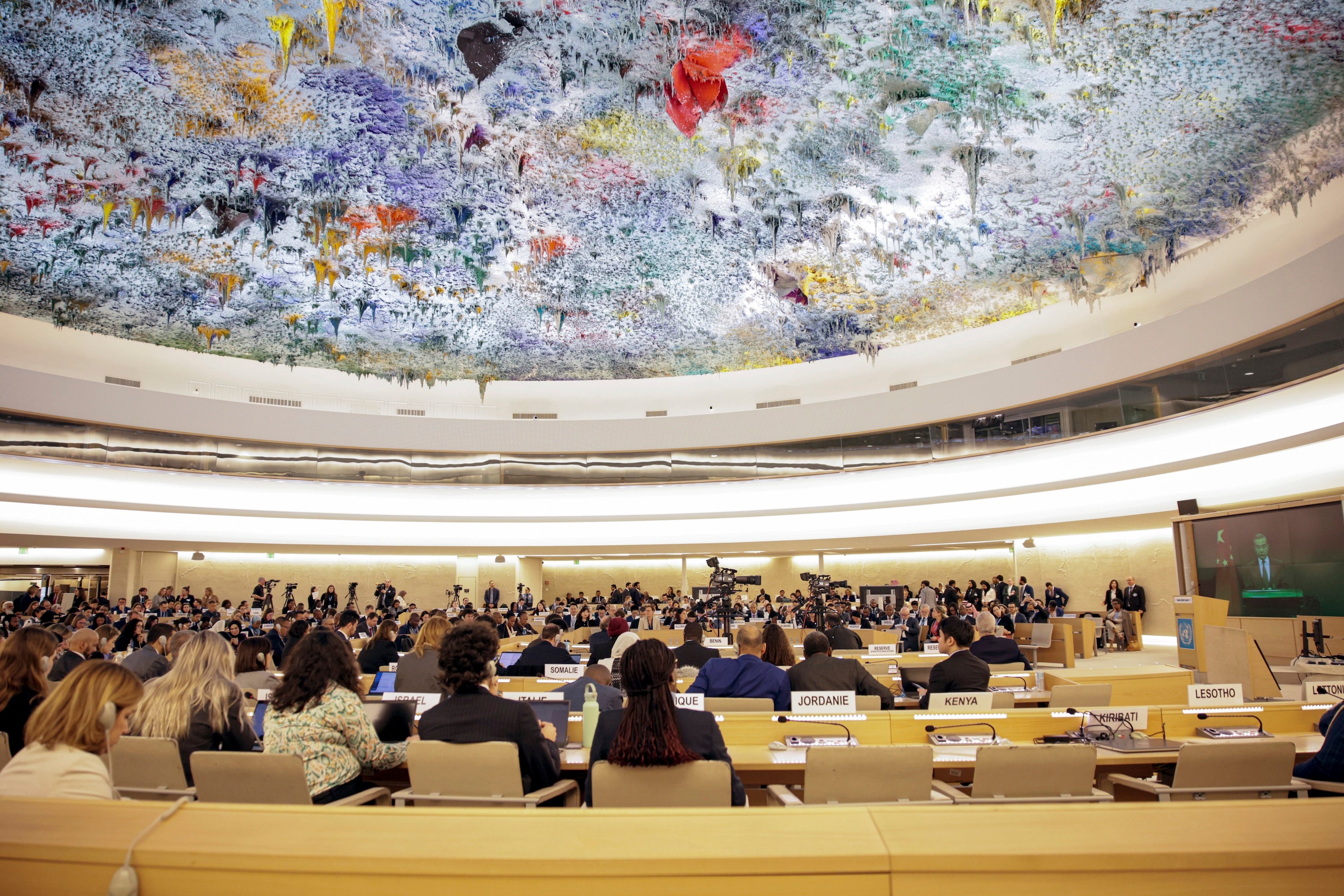 The United Nations Human Rights Council, Geneva, Switzerland, February 26, 2024.