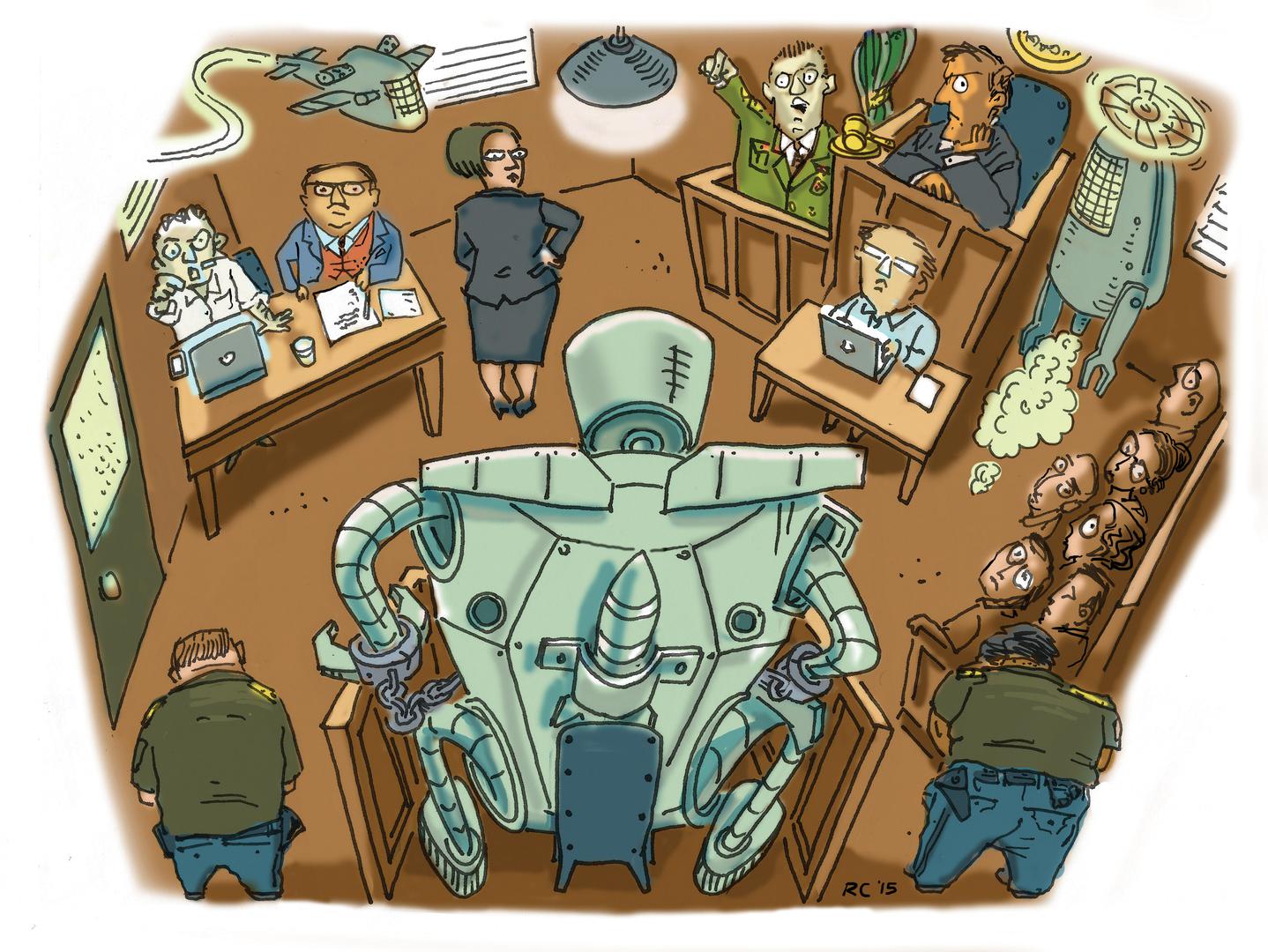 The next generation of weapons in military arsenals could be "killer robots," machines that would select and destroy specific targets without further human intervention. But if a robot broke the law, who would be held responsible? 