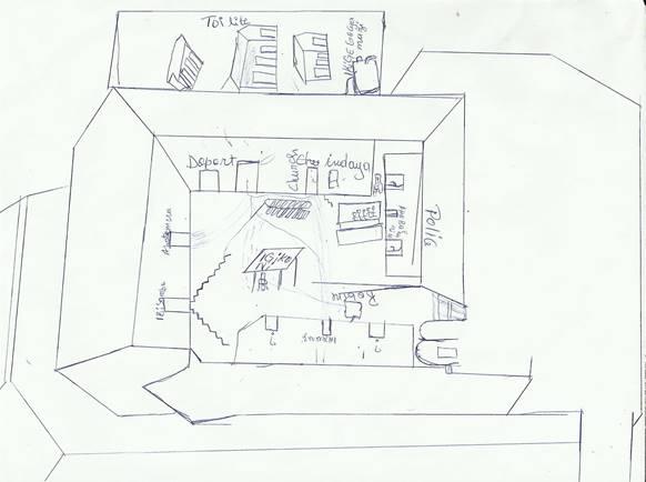 Croquis du Centre de transit de Gikondo