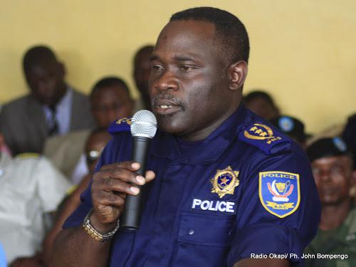 John Numbi, ancien inspecteur général de la police nationale. 