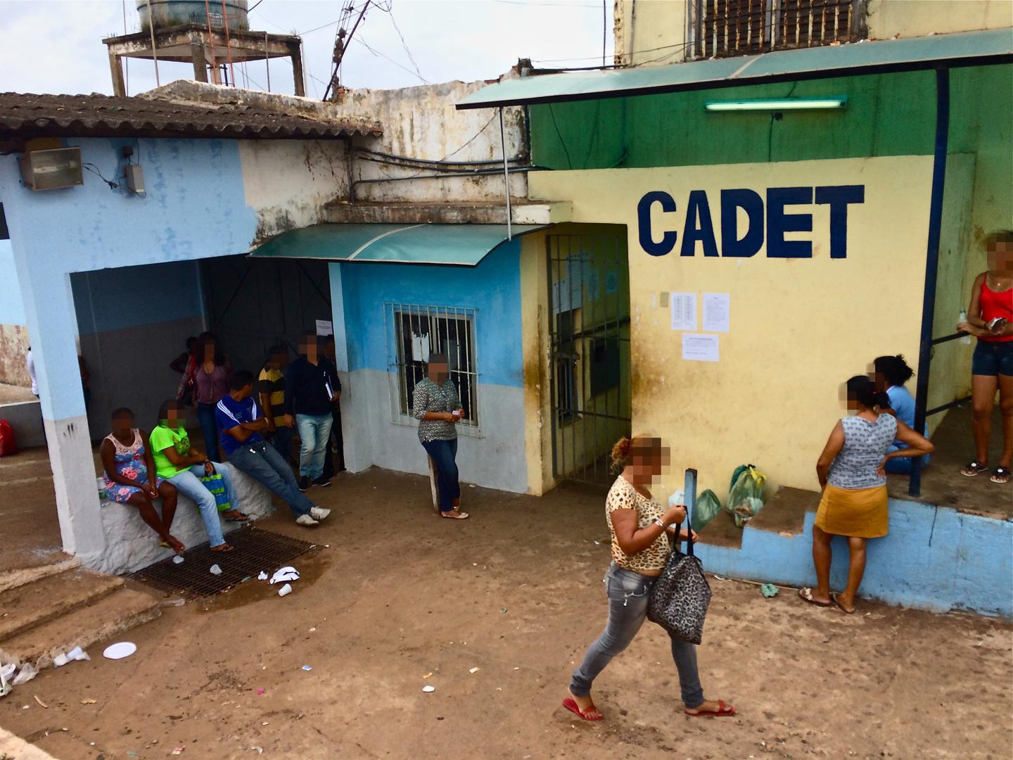 La entrada de la Casa de Detenção (Cadet), una de las unidades del complejo penitenciario de Pedrinhas.