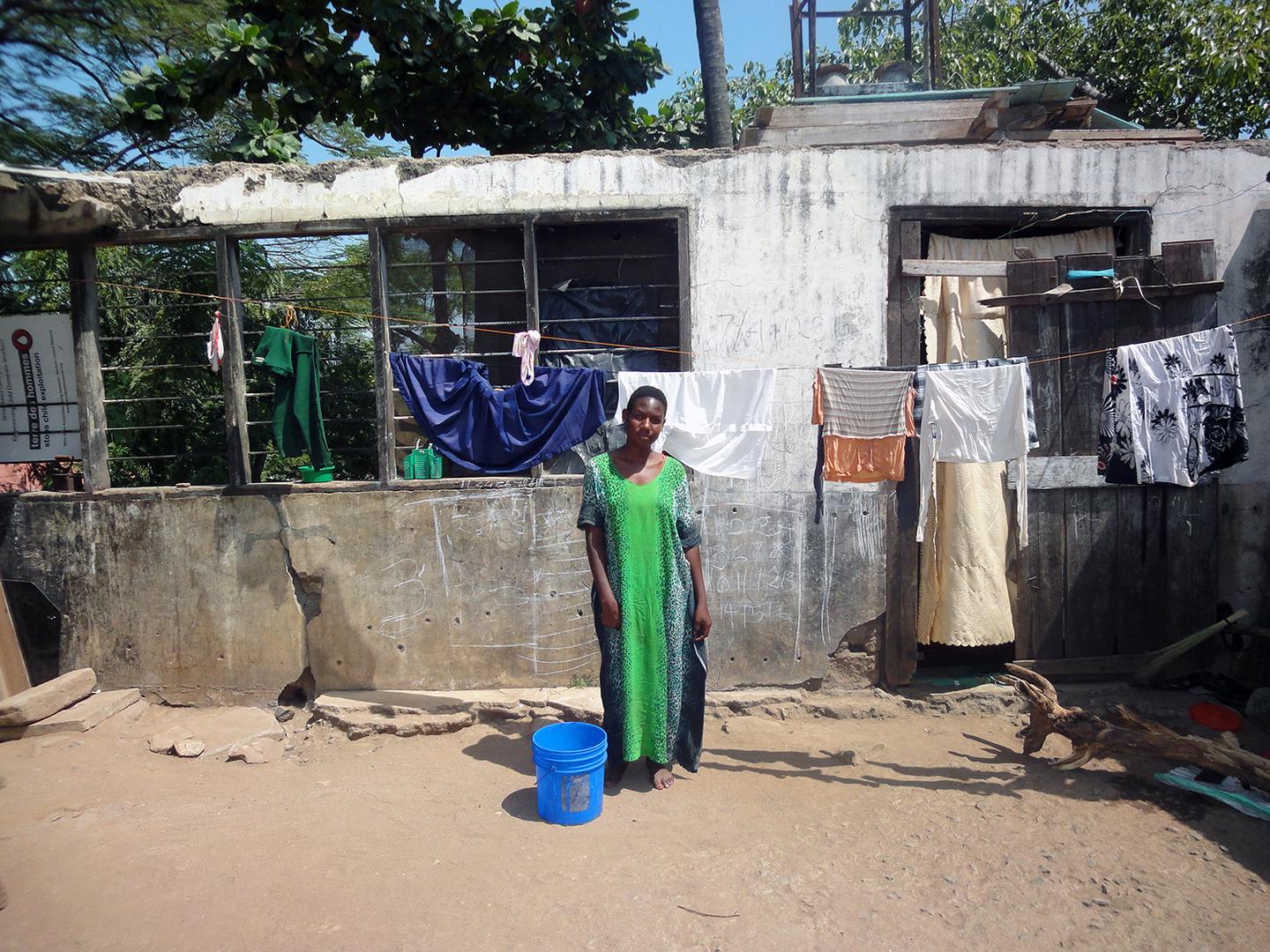 Frances (pseudonym), 21, struggled to pay for secondary school. 