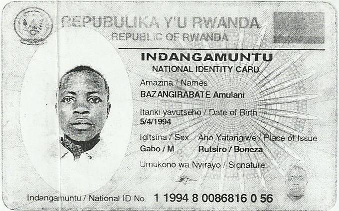 Amulani Bazangirabate a été execute fin décembre 2016.