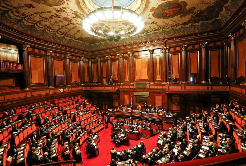 Newly appointed Italian Prime Minister Paolo Gentiloni speaks before a confidence vote at the Senate in Rome, Italy December 14, 2016. 