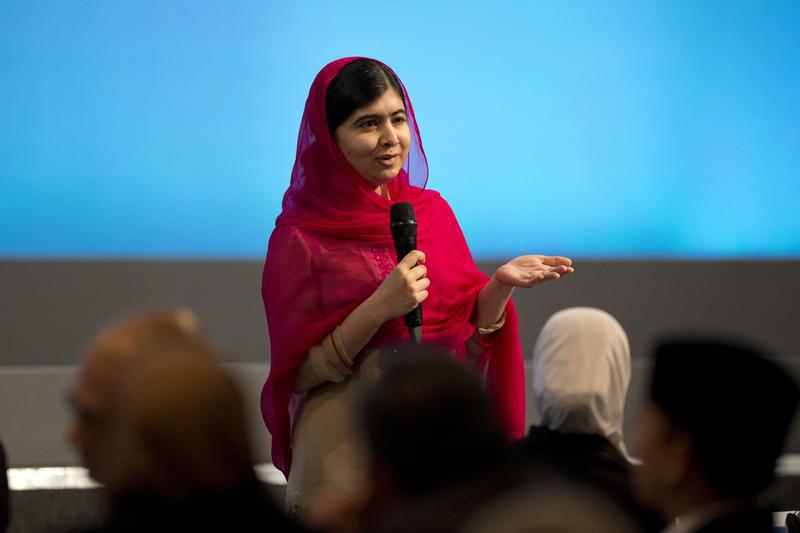 Nobel Peace Prize winner Malala Yousafzai speaks during the first focus event on education at the donors Conference for Syria in London, Britain February 4, 2016.