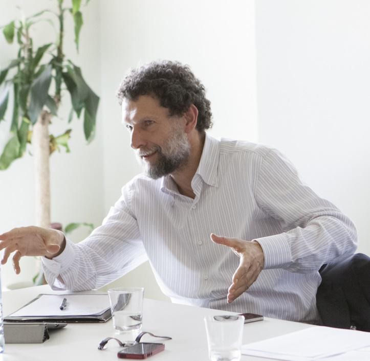 Osman Kavala, figure majeure de la société civile turque.