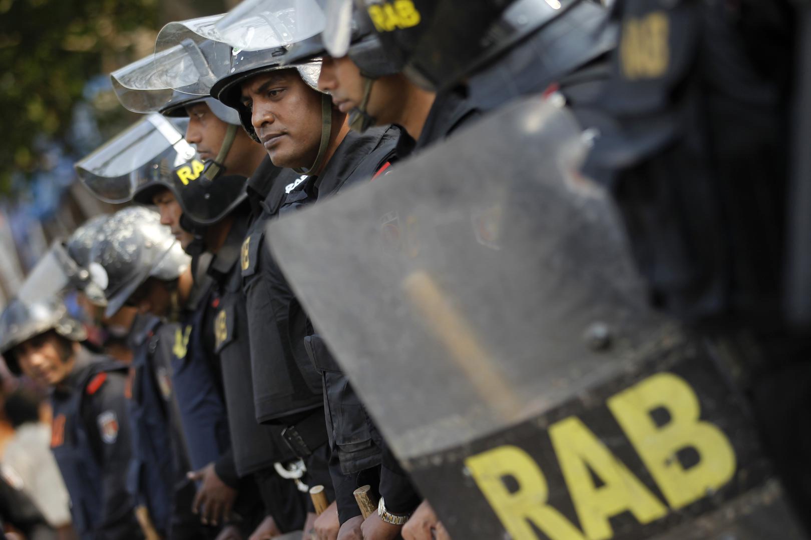Members of the the Rapid Action Battalion (RAB), Dhaka, Bangladesh, December 4, 2012.