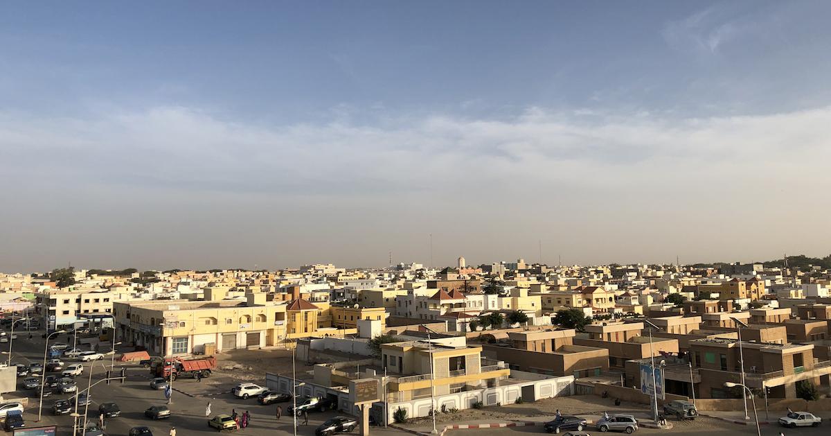 View of Mauritania's capital city, Nouakchott.