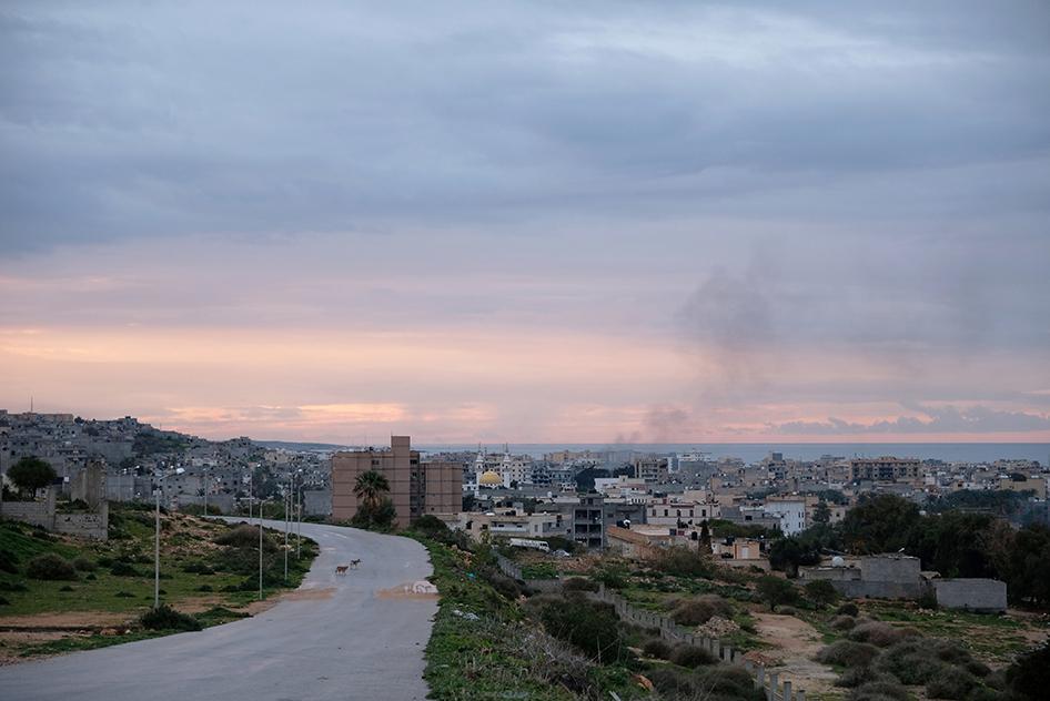 A general view of Derna city, Libya, February 9, 2019. © 2019 Esam Omran Al-Fetori/Reuters