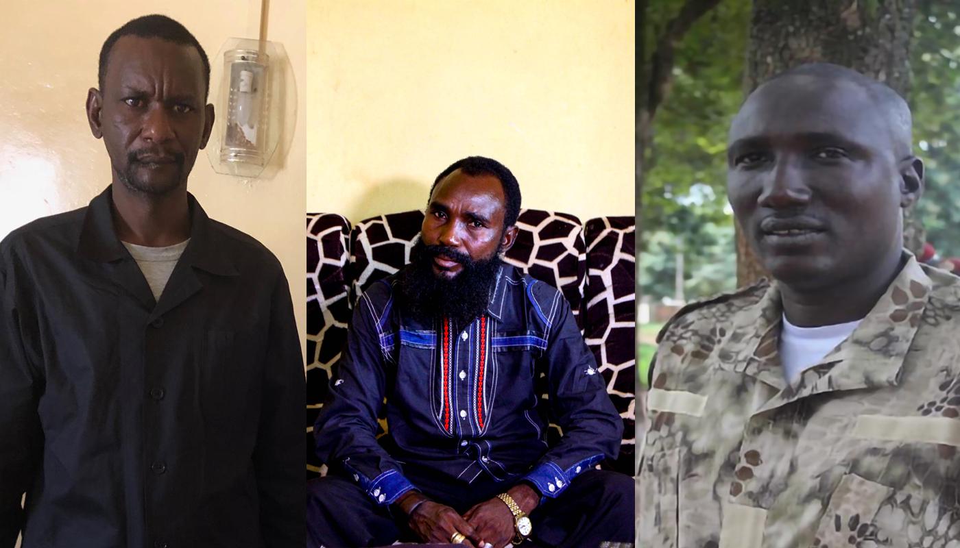 From left to right: Sidiki Abass, Mahamat Al Khatim, and Ali Darassa.