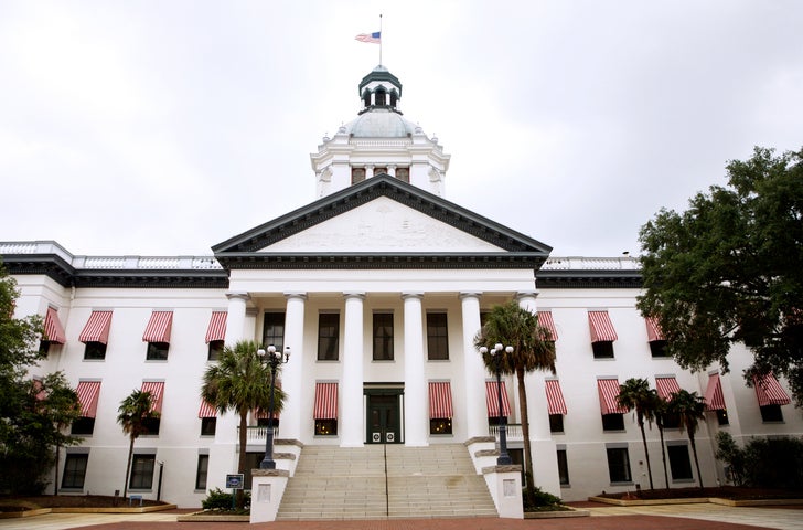 Florida state capitol building in Tallahassee