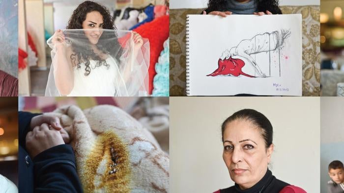 Some of the Syrian women profiled in this report, all of whom are now refugees in Turkey due to ongoing conflict and threats to their personal freedom and security in Syria.