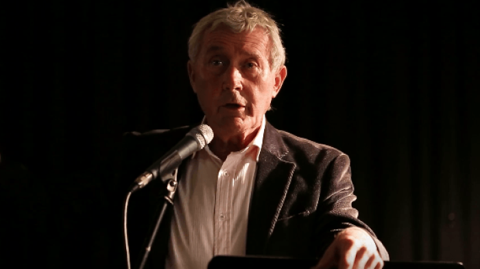 Barrister Bernard Collaery speaks at an event in Sydney.