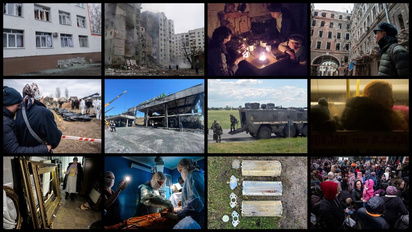  Украина: Год преступлений требует правосудия

24 февраля 2022 года украинцы проснулись в новой страшной реальности –реальности полномасштабного вторжения России в их страну. Прошел год. За это время российская армия разрушила жизни миллионов мирных украинских граждан и нанесла огромный ущерб гражданской инфраструктуре Украины. Российские войска совершили многочисленные злодеяния, жертвы которых заслуживают правосудия. Все виновные, включая самых высокопоставленных лиц, должны быть привлечены к ответственности.&nbsp;

Ниже приводится обзор 12 эпизодов нападения на гражданское население Украины и других серьезных нарушений прав человека и законов ведения войны, зафиксированных Human Rights Watch в течение последнего года.
 