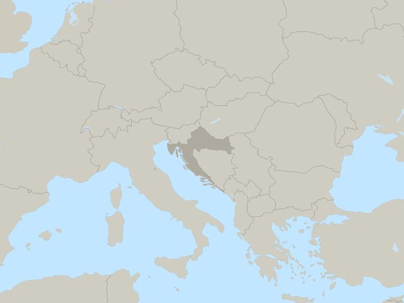 Croatia country page map