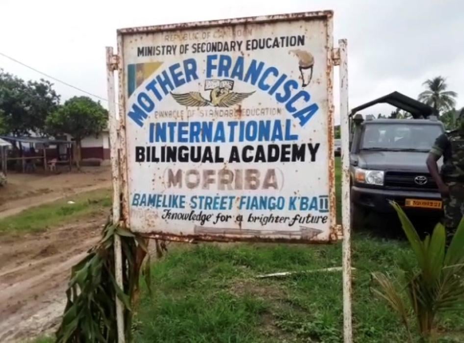 screenshot of school sign. image is outdoors.