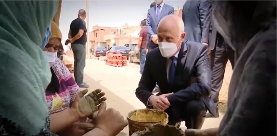 Visit of the President of the Republic to Hay Hilal, August 13, 2022.