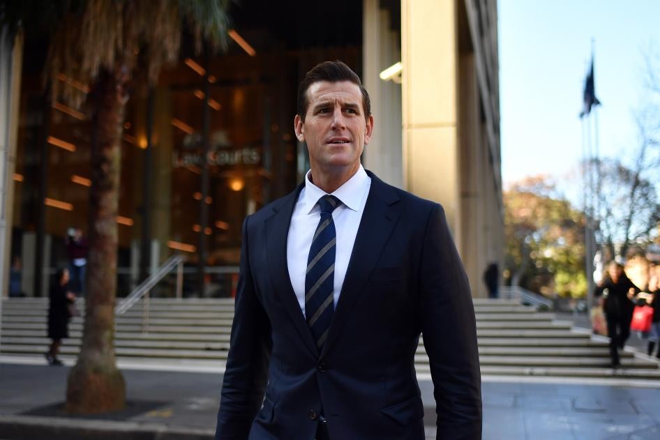  Ben Roberts-Smith departs the Federal Court of Australia in Sydney, June 9, 2021. 