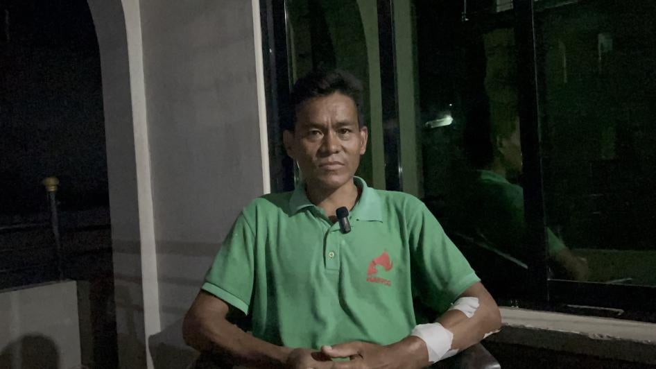 Til after his dialysis treatment, Butwal, Nepal, July 22, 2023. 