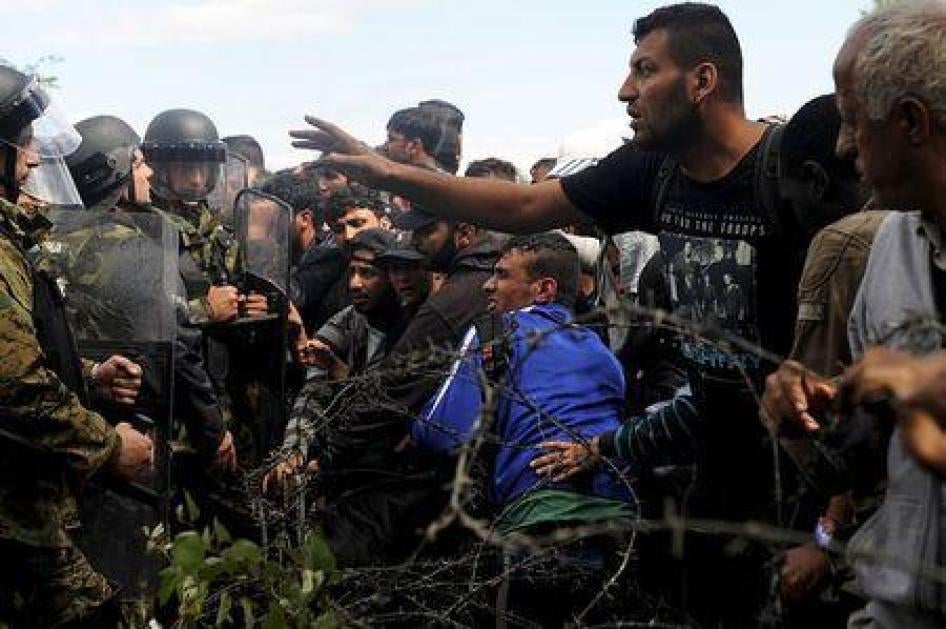 macedonia greece migrants