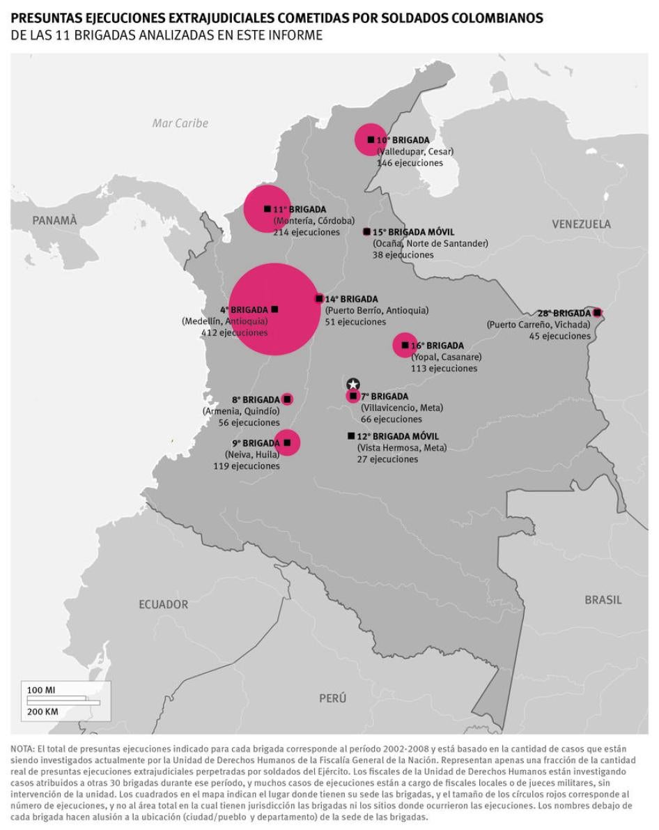 espagnol colombia map