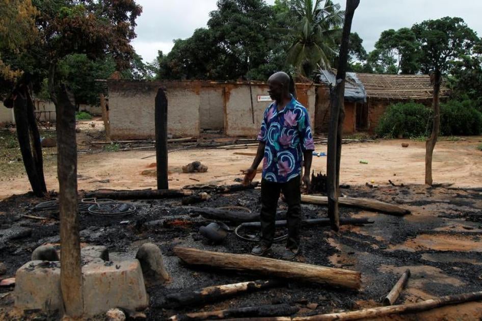 A farmer evicted from the Mont Peko National Park walks in the remains of his village that was destroyed during an eviction operation of farmers inside the Mont Peko National Park in Duekoue department, western Ivory Coast August 1, 2016.