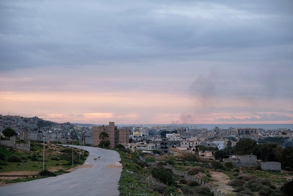 A general view of Derna city, Libya, February 9, 2019. © 2019 Esam Omran Al-Fetori/Reuters