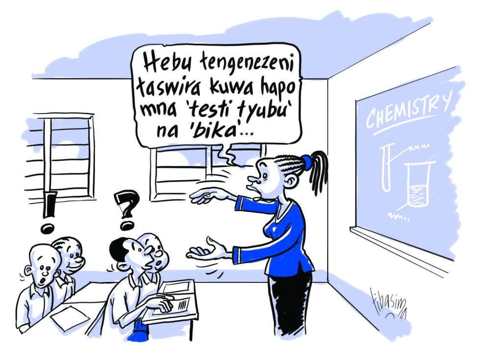 Cartoon for Tanzania Education Report 
