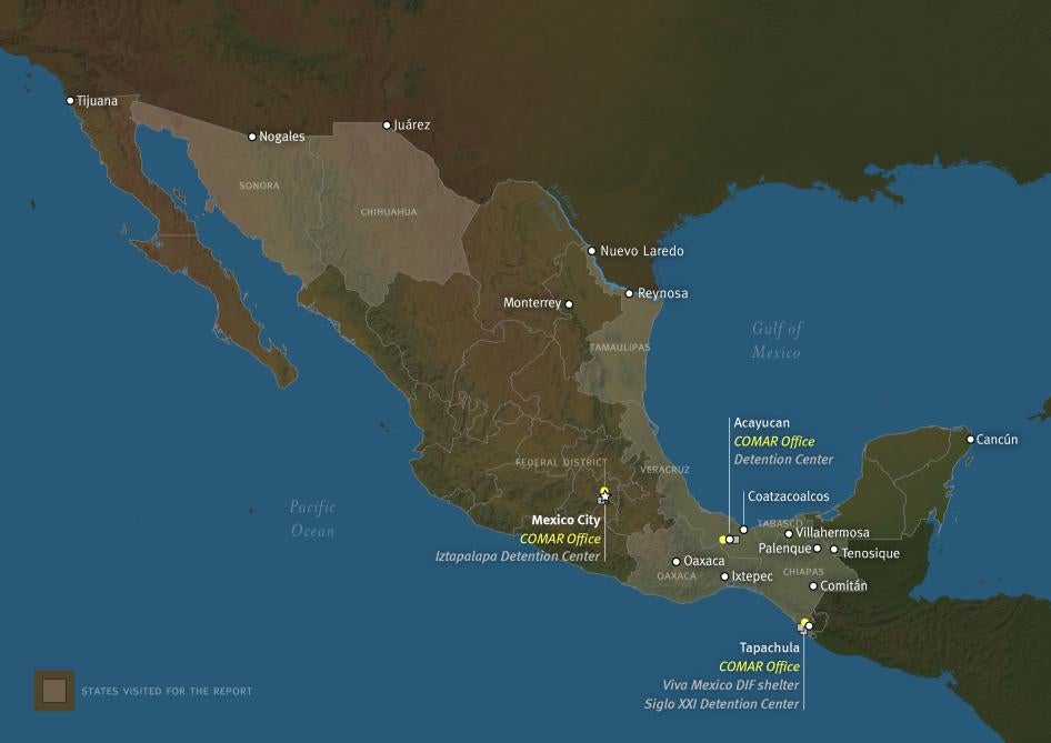 Map of Mexico