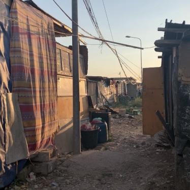 “Informal settlement “La Pista” in Borgo Mezzanone, Italy.