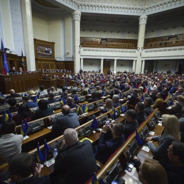 Ukraine's President Volodymyr Zelenskyy speaks to parliamentarians at Verkhovna Rada in Kyiv, November 19, 2024. 
