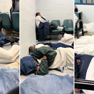 Side-by-side screengrabs from a TikTok video