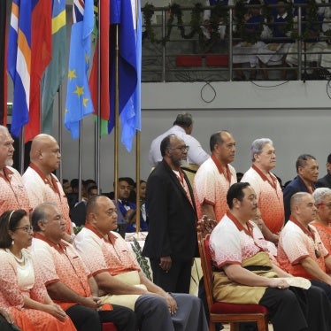 Leaders assemble at the 2024 Pacific Islands Forum in Nuku'alofa, Tonga, August 26, 2024.