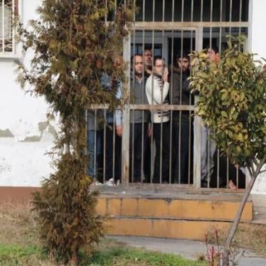 window in the male section 