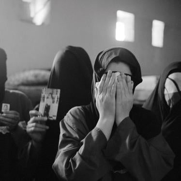 Women incarcerated in the Kadhimiyya women’s prison in 2006. Prior to 2009, Kadhimiyya was the only place in Baghdad where women charged with crimes were incarcerated. 