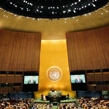 Estonia's President Toomas Hendrik addresses the United Nations General Assembly in the Manhattan borough of New York, U.S. September 21, 2016.