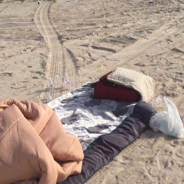 Zayed al-Marri has been trapped on the border of Qatar with Saudi Arabia since June 17, 2017. © 2017 Private