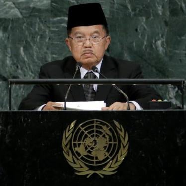 Indonesian Vice President Muhammad Jusuf Kalla addresses the 72nd United Nations General Assembly at U.N. headquarters in New York, U.S., September 21, 2017.