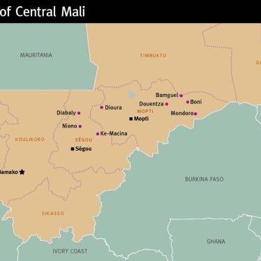 Map of Central Mali