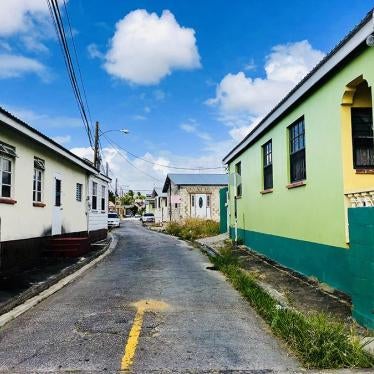 Rihanna Drive, Barbados. 