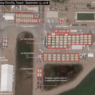 Detaining migrant children in Tornillo