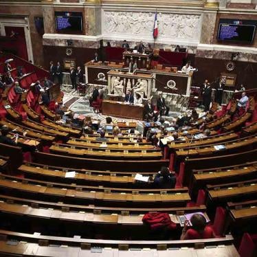French Health Minister Agnes Buzyn gives a speech to introduce the debate on a bill that would give single women and lesbian couples access to in-vitro fertilization, at the National Assembly, in Paris