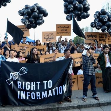Myanmar press freedom and youth activists demonstrate for the release of two jailed Reuters journalists, Wa Lone and Kyaw Soe Oo, in Yangon, Myanmar, September 16, 2018. 
